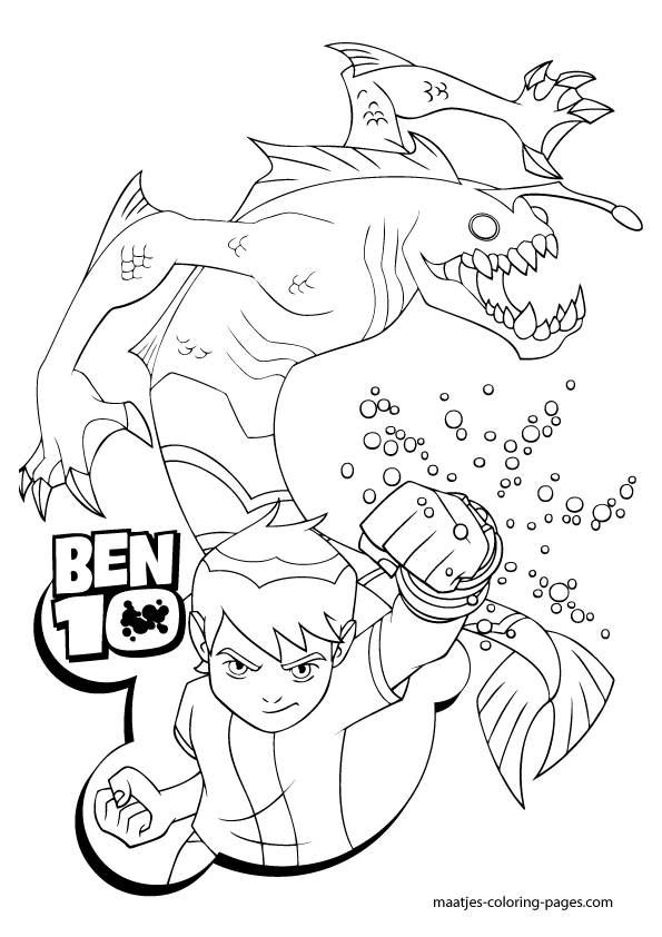 ultimate heatblast coloring pages - photo #42