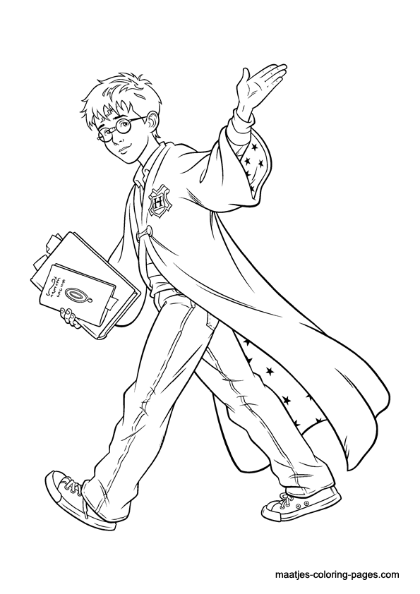 Harry Potter free printable coloring pages overview 1