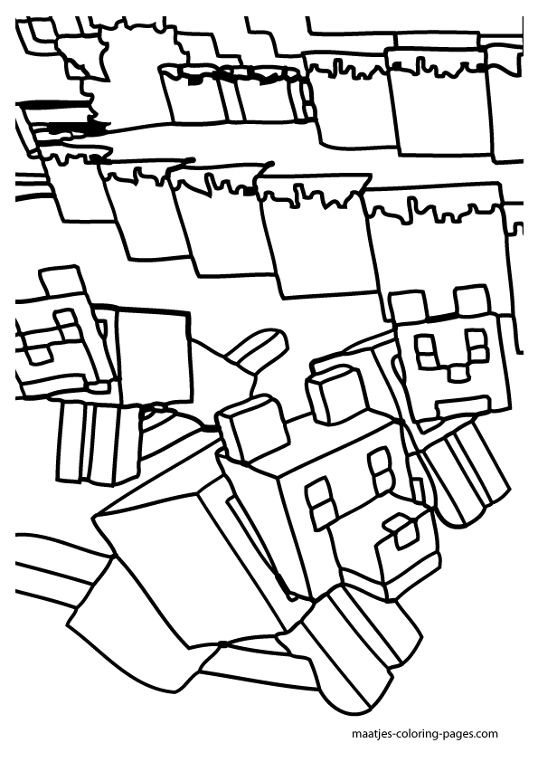 Minecraft Coloring Pages