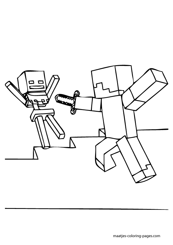 Minecraft Coloring Pages