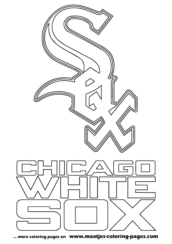 Chicago White Sox MLB coloring pages