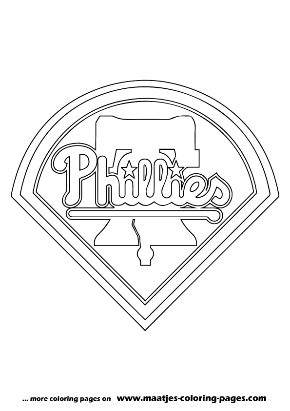 Philadelphia Phillies MLB coloring pages