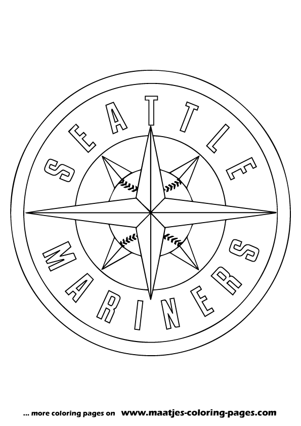 Seattle Mariners MLB coloring pages