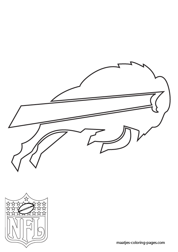 Bills Buffalo Coloring Pages Nfl Team Logos Texans Houston Browser Window G...