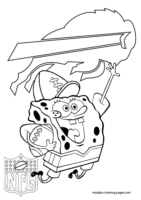 San Diego Chargers NFL Coloring Pages