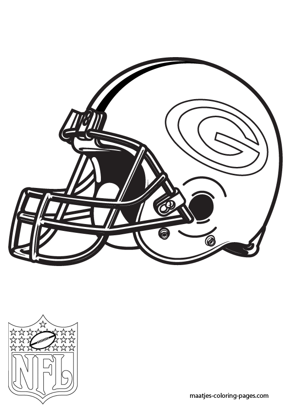Green Bay Packers Logo NFL Coloring Pages