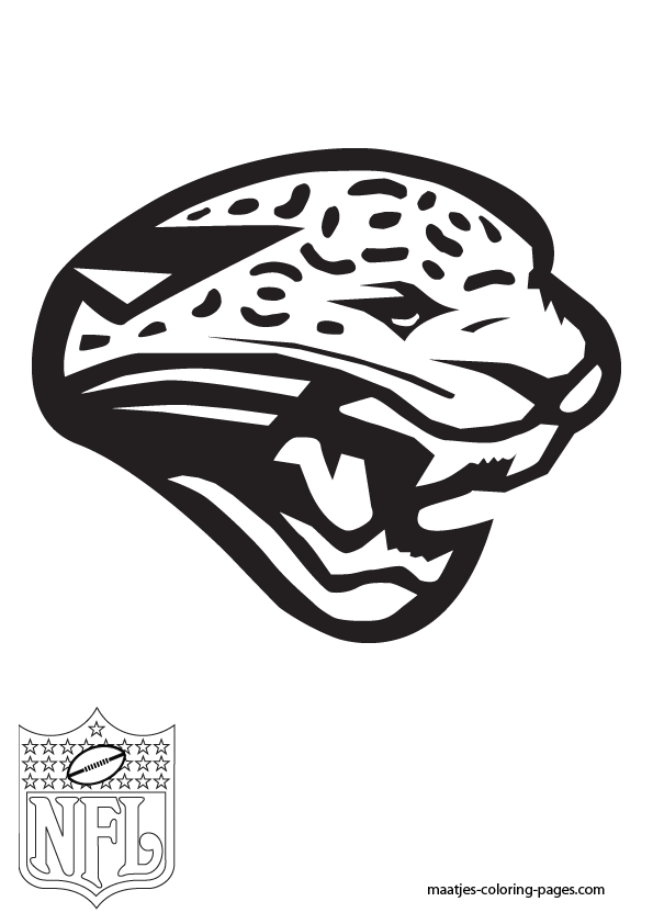 Jacksonville Jaguars Logo NFL Coloring Pages