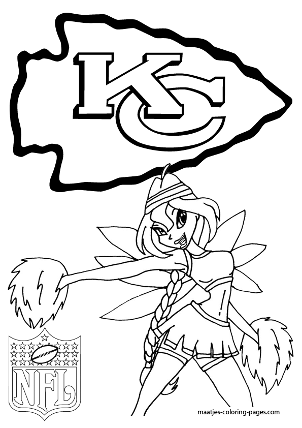 Kansas City Chiefs NFL Coloring Pages