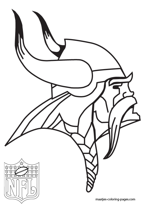 Minnesota Vikings Coloring Pages Learny Kids