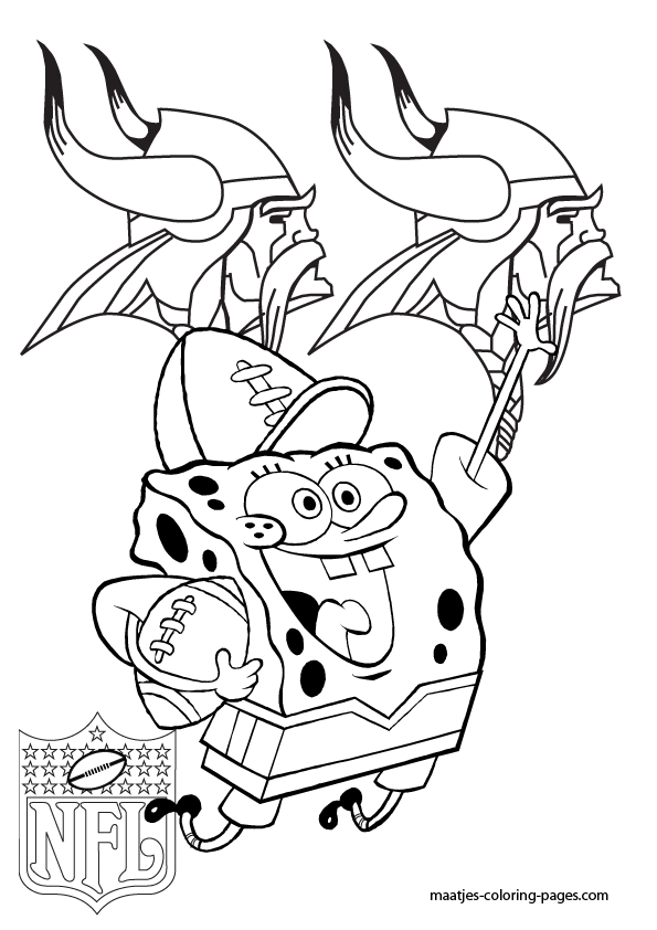 Minnesota Vikings Coloring Pages Learny Kids