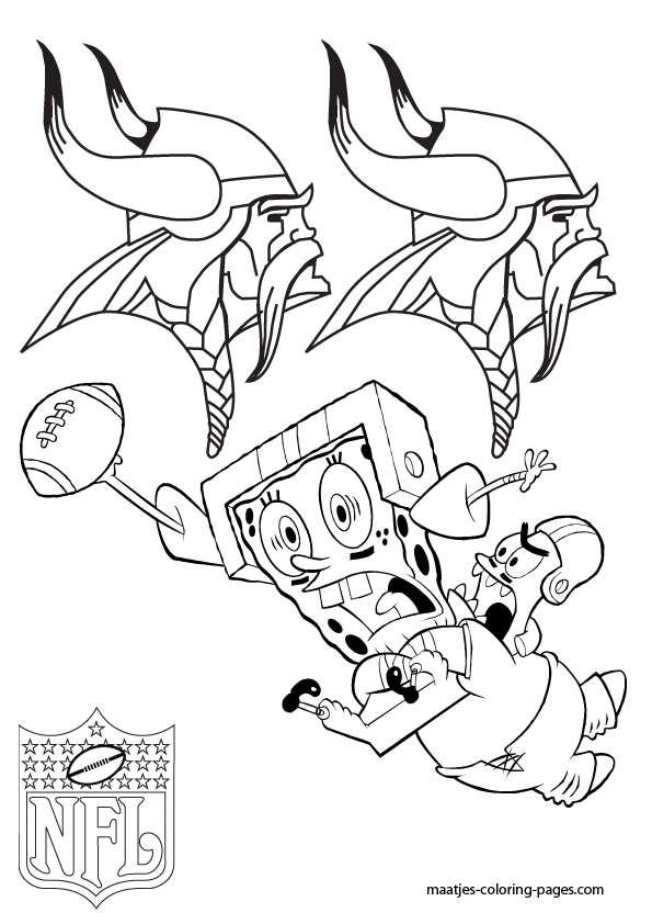Minnesota Vikings NFL Coloring Pages