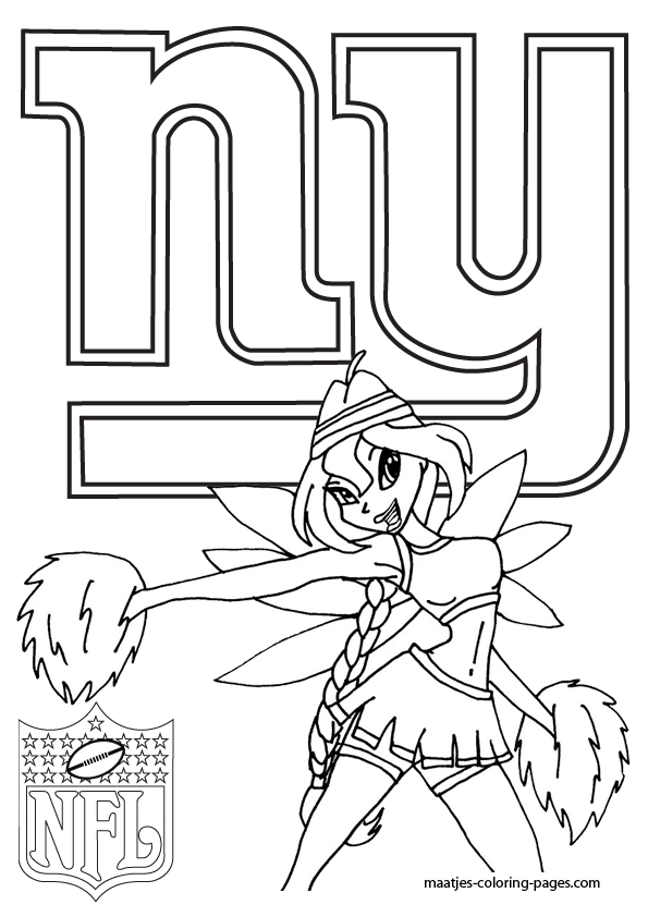 New York Giants NFL Coloring Pages