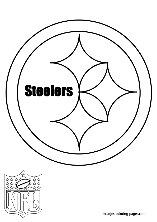Pittsburgh Steelers Logo NFL Coloring Pages