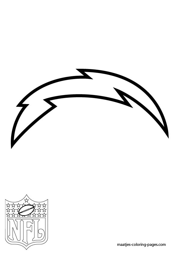 San Diego Chargers Logo NFL Coloring Pages