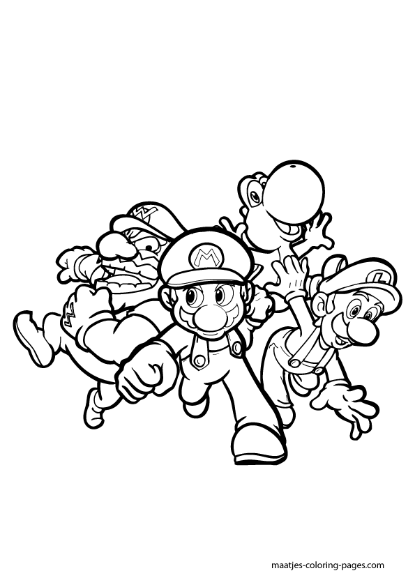 Pin Mario Flower Colouring Pages Pinterest Pictures | Mario coloring