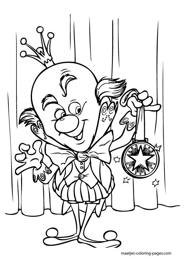 Wreck It Ralph - King Candy coloring pages