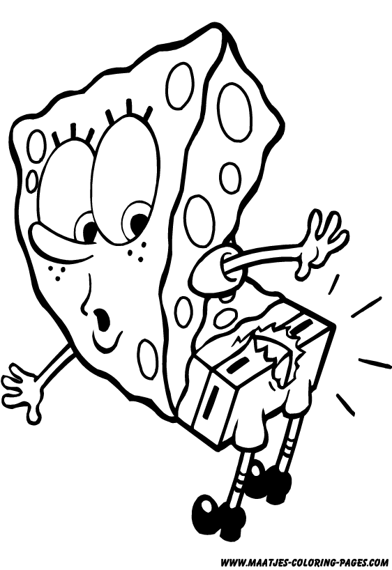 Sponge Bob Coloring Pages