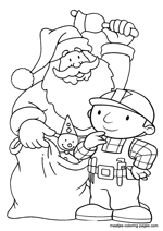 Santa Claus and Bob the Builder