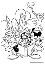 Printable Goofy coloring pages