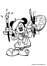 Mickey Mouse painter