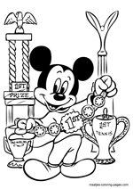 Mickey Mouse sport hero