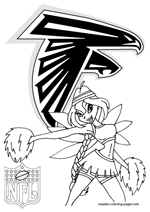 Atlanta Falcons NFL Coloring Pages