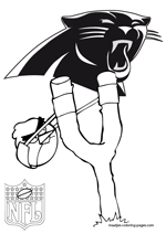 Carolina Panthers NFL Coloring Pages