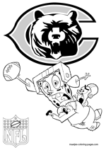 Chicago Bears NFL Coloring Pages