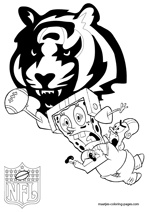 Cincinnati Bengals NFL Coloring Pages