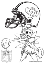 Green Bay Packers NFL Coloring Pages