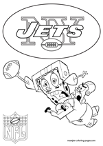 New York Jets NFL Coloring Pages