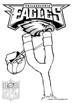 Philadelphia Eagles NFL Coloring Pages