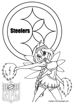Pittsburgh Steelers NFL Coloring Pages