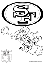 San Francisco 49ers NFL Coloring Pages