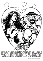The incredible Hulk Valentines Day